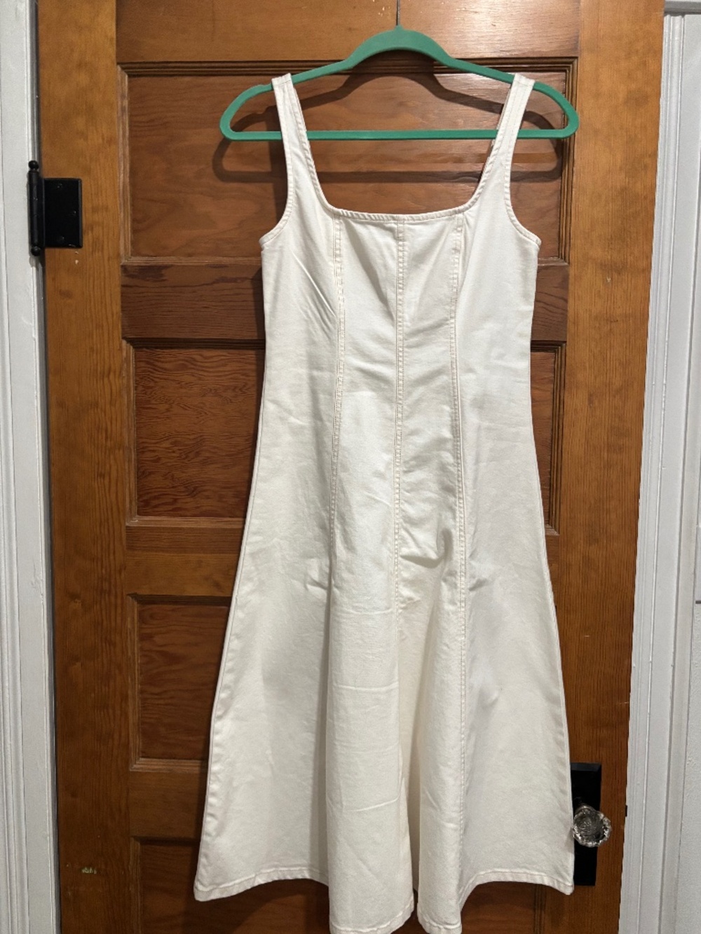 OLD NAVY CREAM DENIM DRESS